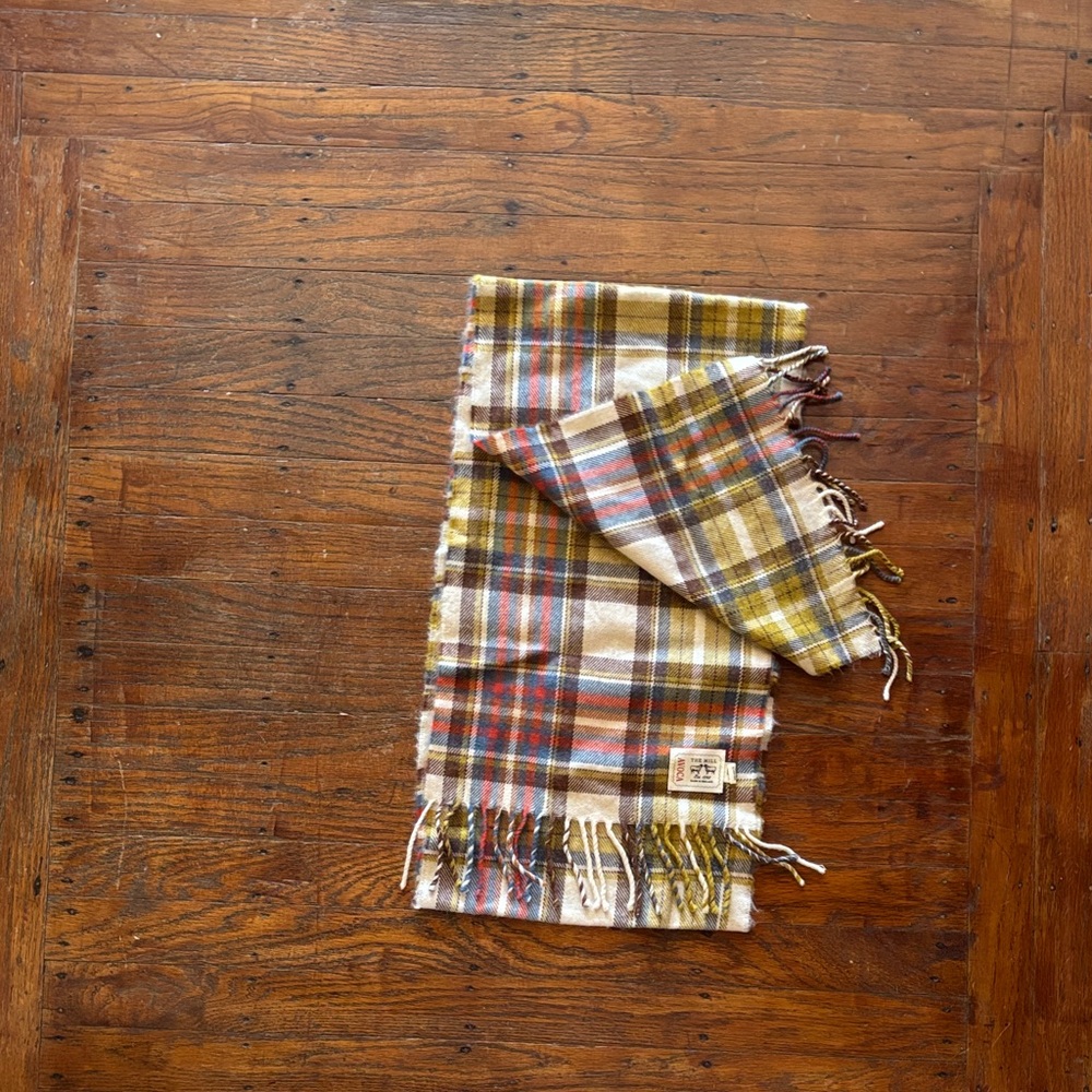 Made in Ireland Plaid Fringe Scarf